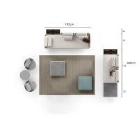 ราคา BUNISE Aurora ชุดโซฟาหวายสานกลางแจ้ง - 1-4 ที่นั่ง, มีที่วางของ, หวายสานมือ, เหมาะสำหรับสวน & ริมสระว่ายน้ำ Set 3 Teak (12737161)