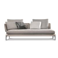 ราคา BUNISE Aurora ชุดโซฟาหวายสานกลางแจ้ง - 1-4 ที่นั่ง, มีที่วางของ, หวายสานมือ, เหมาะสำหรับสวน & ริมสระว่ายน้ำ 2-Seater corner AA (12737179)