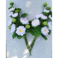 ราคา หัตถกรรมบ้านโพแตง ดอกบัวขาวปาดชมพู ชุดดอกบัวขาวปาดชมพู ชุดดอกบัวขาวปาดชมพูช่อใหญ่ 7 ดอก (แพ็ค คู่) (12739276)