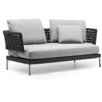 ราคา BUNISE Aurora ชุดโซฟาหวายสานกลางแจ้ง - 1-4 ที่นั่ง, มีที่วางของ, หวายสานมือ, เหมาะสำหรับสวน & ริมสระว่ายน้ำ 2-Seater AA (12737177)