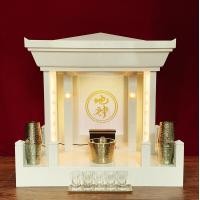 ราคา Aviva Spirit ตี่จู้ หินอ่อน ศาลเจ้าที่จีน โมเดิร์น Modern Luxury เรียบหรู ขนาด 27 นิ้ว ถูกหลักฮวงจุ้ย ขาวครีม / เบจน้ำตาลอ่อน (10310352)