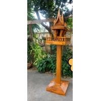 ราคา ckfonfon ศาลพระภูมิศาลไม้สัก ทำสักทอง+เคลือบเงา สีสักทอง (10716164)