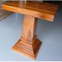 ราคา ckfonfon โต๊ะไม้สัก ทำสักทอง เคลือบเงา งานดิบ (10716162)