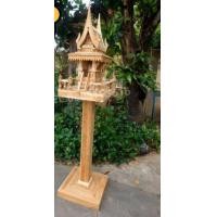 ราคา ckfonfon ศาลพระภูมิศาลไม้สัก งานดิบ (10716163)
