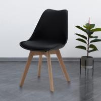 ราคา SB Design Square เก้าอี้ไม้เบาะหนัง รุ่น Lifely สีดำ (48x58x82 cm.) แบรนด์ SB FURNITURE (10430919)