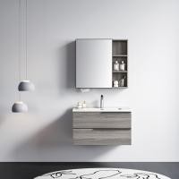 ราคา Verno ชุดเคาน์เตอร์อ่างล้างหน้าplywood พร้อมตู้กระจก 80x48.5x51 cm. รุ่น วอลนัท TG3-80 สีไม้เข้ม (½) (12631429)