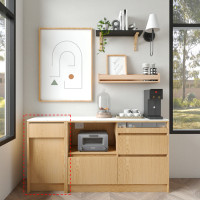 ราคา SB Design Square ตู้ถังขยะ ขนาด 45 ซม. รุ่น Purin (บานเปิดซ้าย) สีลายไม้อ่อน (45x40x85 cm.) แบรนด์ KUCHE (12627117)