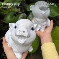 ราคา AMO GALLERY ลูกหมูแต่งสวนปูนปั้น(คู่) ตุ๊กตาแต่งสวน ปูนปั้นแต่งสวน แต่งสวนสไตล์โรมัน Normal (12739459)