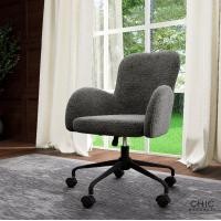ราคา Chic Republic เก้าอี้สำนักงานหมุนและปรับระดับได้ รุ่น KONNIE สีเทาเข้ม (12181934)