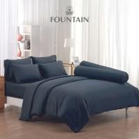 ราคา FOUNTAIN ชุดเครื่องนอนรุ่นสีพื้นโทนสีเทาเข้ม FT GRAY(2) ชุด 5 ฟุต 5 ชิ้น (12330441)