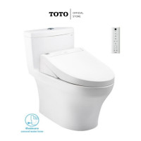 ราคา Toto สุขภัณฑ์ชิ้นเดียว 3/4.5 ลิตร พร้อมฝาอัตโนมัติ รุ่น CW889UW3R
