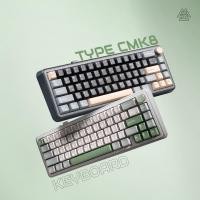 ราคา EGA คีย์บอร์ดเกมมิ่ง TYPE CMK8 White/Green Clicky (12743193)