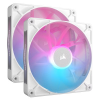 ราคา CORSAIR iCUE LINK RX140 RGB White 2x140mm Starter Kit PWM Fan With iCUE Link System Hub (CO-9051023-WW) (12682118)
