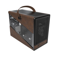 ราคา MONTECH HERITAGE PRO BLACK Eco-Leather Finish With 4xNon RGB Fans Micro-ATX Case (12701292)