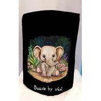 ราคา ปั้นแปะ by เก๋เก๋ เก้าอี้จากขวดน้ำพลาสติก รุ่นช้างไทย ช้างนั่งเล่น สีดำ (12736662)