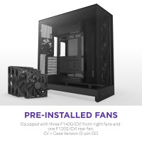 ราคา NZXT H9 Flow (2025) Black CM-H92FB-01 Large Dual-Chamber Mid-Tower ATX Airflow Case (12721741)