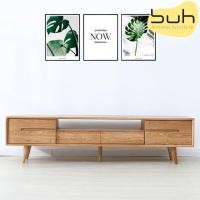 ราคา SUH TV cabinet solid oak รุ่น Penetrera สีไม้โอ๊คธรรมชาติ 1800x400x450 mm มินิมอล (10145476)