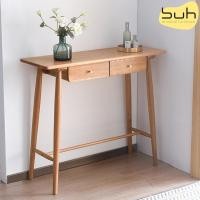ราคา SUH โต๊ะลิ้นชัก Mager ไม้โอ๊คแท้ มินิมอล 100x35x85cm 2drawer solid oak (10227676)