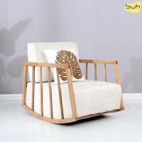 ราคา SUH Gungstol เก้าอี้โยก ไม้โอ๊คแท้ เบาะสีครีม (10570246)