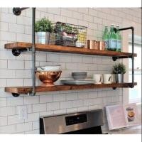 ราคา DD CHALOENCHAI FURNITURE ชุดชั้นวางของ ติดผนังสไตล์ลอฟท์ ดำ,25×150×60cm (10709151)