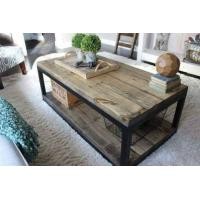 ราคา DD CHALOENCHAI โต๊ะกลางโซฟา loft ไม้จริง Old pine,50×80×43cm. (10709806)