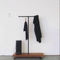 ราคา DD CHALOENCHAI FURNITURE ราวแขวนผ้า loft สวย เท่ เรียบง่าย ขาว,โอ๊ค (10709977)