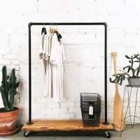 ราคา DD CHALOENCHAI FURNITURE ราวแขวนผ้า DIY แป๊ปน้ำกัลวาไนซ์ ดำ,30×120 (10709972)