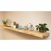 ราคา ชั้นวางไม้จริง ยาวพิเศษ แบบซ่อนขา Oak,20×220cm. (10710114)