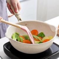 ราคา KIDSHOUSE กระทะเคลือบหินอ่อน ทรงลึก สำหรับเตาไฟฟ้า/เเก๊ส. Marble Stone Frying pan ขนาด 26cm สี หินอ่อน 24cm ลึก8cm (10731762)