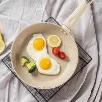ราคา KIDSHOUSE กระทะเคลือบหินอ่อน ทรงลึก สำหรับเตาไฟฟ้า/เเก๊ส. Marble Stone Frying pan ขนาด 26cm 28cm ธรรมดา สี หินอ่อน (10731768)