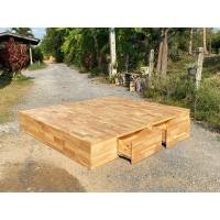 ราคา wood you like เตียงไม้ยางพาราประสานลิ้นชัก 2 ใบ ขนาด 5 ฟุต (10810278)