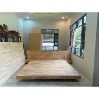 ราคา wood you like เตียงไม้ยางพาราประสานเกรดAB สไตล์ญี่ปุ่นยกลอยขอบเกินฟูกเสริมปีกข้าง ขนาด 6 ฟุต (10810245)