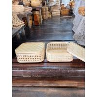 ราคา บ้านรักษ์สาน กล่อง สานจากหวายแท้ ชะลอม กล่องของขวัญ (12737700)