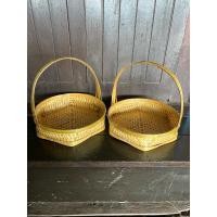 ราคา บ้านรักษ์สาน กระเช้า ตะกร้า ชะลอม งานสานขัดลายสวยๆ ทน ทึก แข็งแรง มี 3 ขนาดให้เลือก กว้าง 12 นิ้ว (12738186)