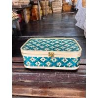 ราคา บ้านรักษ์สาน กล่อง ใส่ของขวัญ ขนม ผลไม้ ใส่เครื่องสังฆทาน กล่องอเนกประสงค์ มีตัวล็อกเกี่ยวปิด เขียว / M (12737630)