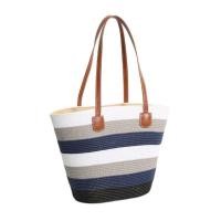 ราคา บ้านรักษ์สาน กระเป๋าสาน สะพายข้าง ใบใหญ่ บุผ้า มีซิป มี 3 ลายให้เลือก ทรงสวยมาก แบบ 12 (12737892)