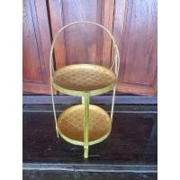 ราคา บ้านรักษ์สาน ชั้นกระด้ง ชั้นวางของ ชั้นวางขนม วางผลไม้ วางหอม กระเทียม เครื่องปรุง 12 นิ้ว/ตะกร้า.. (12738722)