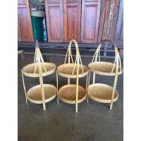 ราคา บ้านรักษ์สาน ชั้น วางขนม ผลไม้ วางอาหาร ชั้นใส่หอมกระเทียม วางของอเนกประสงค์ สานลายไทย มีหลายขนาดให้เลือก กว้าง 8-9 นิ้ว (12738746)