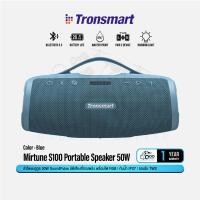 ราคา Tronsmart Mirtune S100 Portable Outdoor Speaker 50W ลำโพงบลูทูธ เสียง 360 องศา ไฟ RGB กันน้ำ IPX7 #Qoomart Blue (12551326)