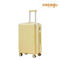 ราคา COCOGU Luggage กระเป๋าเดินทางล้อลาก ฟังก์ชั่นพอร์ตชาร์จUSB น้ำหนักเบา รุ่น 206 26 นิ้ว Lemon (12540104)