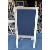 ราคา แพร่ไม้งาม กระดานดำไม้สักแบบขาตั้ง แบบลบได้สำหรับเขียนเมนูอาหารเมนูเครื่องดื่มขนาดกว้าง 50x100cm normal (12698171)