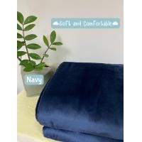 ราคา Premium Blanket ผ้าห่มนาโน Baby Boa ขนาด 5ฟุต 150*200cm ผ้าหนานุ่ม สไตล์ญี่ปุ่น ห่มอุ่น เกรดส่งออก สีกรม/Navy (12749133)