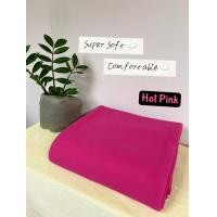ราคา Polar Fleece ผ้าห่มฟลีซ ผ้าห่มสำลี ผ้าห่มโรงแรม รีสอร์ท ร้านสปา ผ้านุ่มฟู ห่มอุ่น เกรดส่งออก ขนาด 5ฟุต 150*200cm สีชมพู/HotPink (12749159)