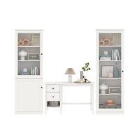 ราคา SB Design Square ชุดโต๊ะทำงาน 240 ซม. & ตู้สูง รุ่น Moneta สีขาว แบรนด์ KONCEPT FURNITURE (12136935)