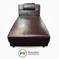 ราคา ที่นอนปีนัง โซฟา รุ่น Sofa-bed P9 ปรับนอนได้ P9 หนังทูโทน น้ำตาล (10102389)