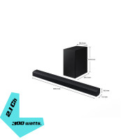 ราคา Samsung Sound Bar HW-C450/XT Black ทันสมัย ทันสมัย ดำ (11069435)