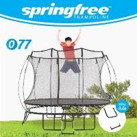 Springfree แทรมโพลีน 2.4x3.4 เมตร สูง 2.7 เมตร รุ่น O77 Medium Oval