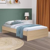 ราคา Tomato Home เตียงนอน 3.5ฟุต ZS single bed เตียง3.5ฟุตไม้ เตียงวัยรุ่น เตียงเด็กโต TH-B-ZS-02-โอ๊คA (12403447)