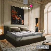 ราคา ELLE Decor รุ่น MELISSA PARIS SIMPLICITE EDITION หนา 4 นิ้ว ส่งฟรี 6 ฟุต หนา 4 นิ้ว SOUFFLE (12338390)