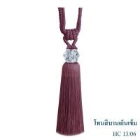 ราคา KACEE สายรัดม่าน สายรวบ สายรวบม่าน พู่รวบม่าน อุปกรณ์ผ้าม่าน HC13 โทนสีบานเย็นเข้ม ยาวประมาณ 69 ซม. (10703348)